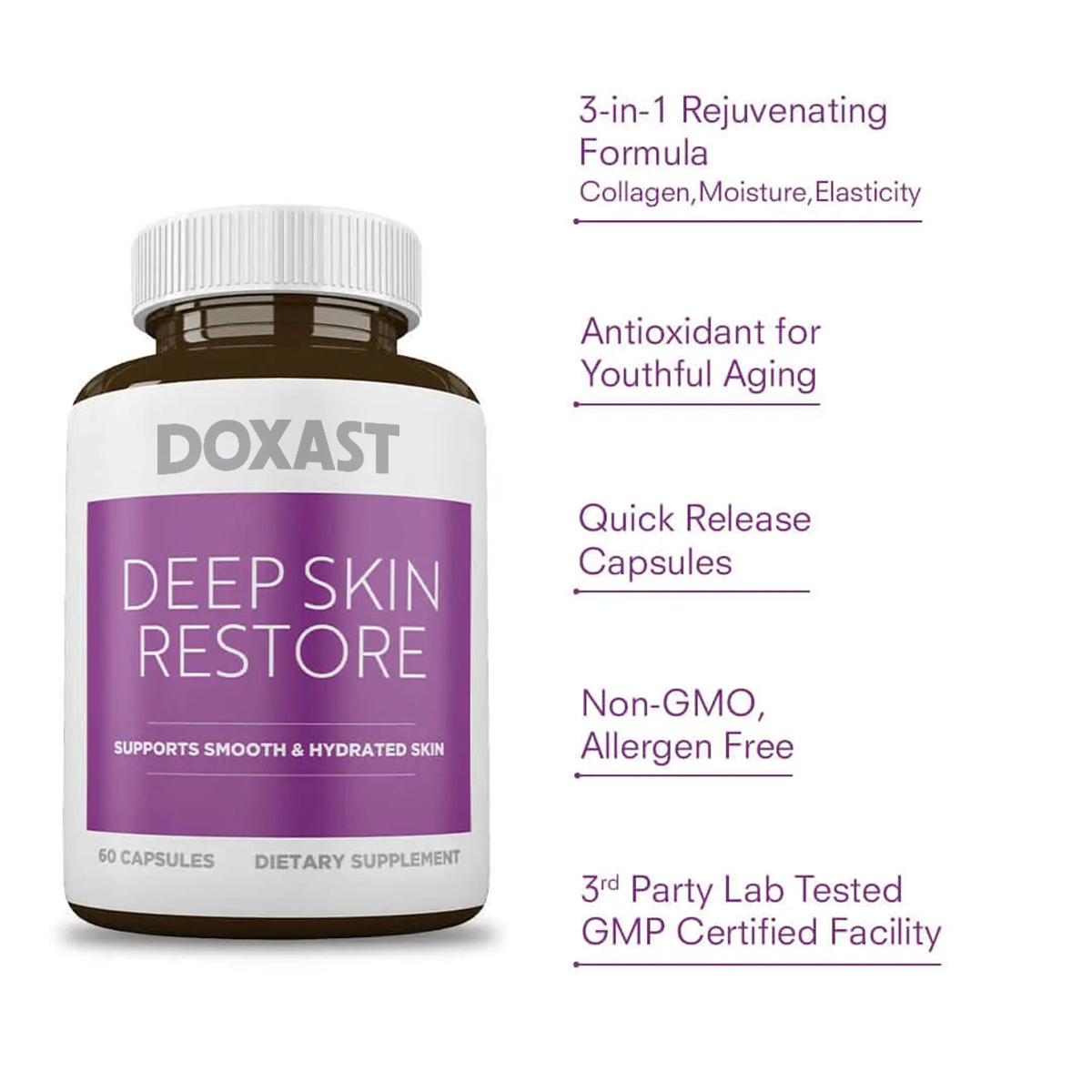 Doxast Deep Skin Restore - Anti Aging Skin Care Vitamins