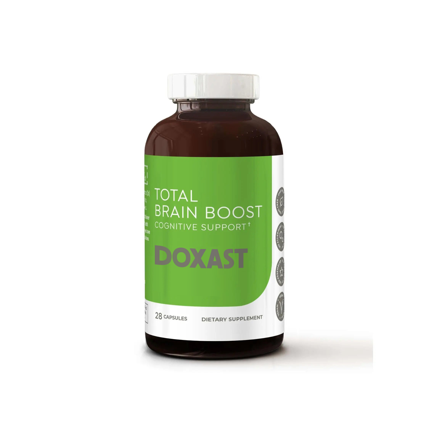 Doxast Total Brain Boost Cognitive Supplement with CurcuRouge® Turmeric