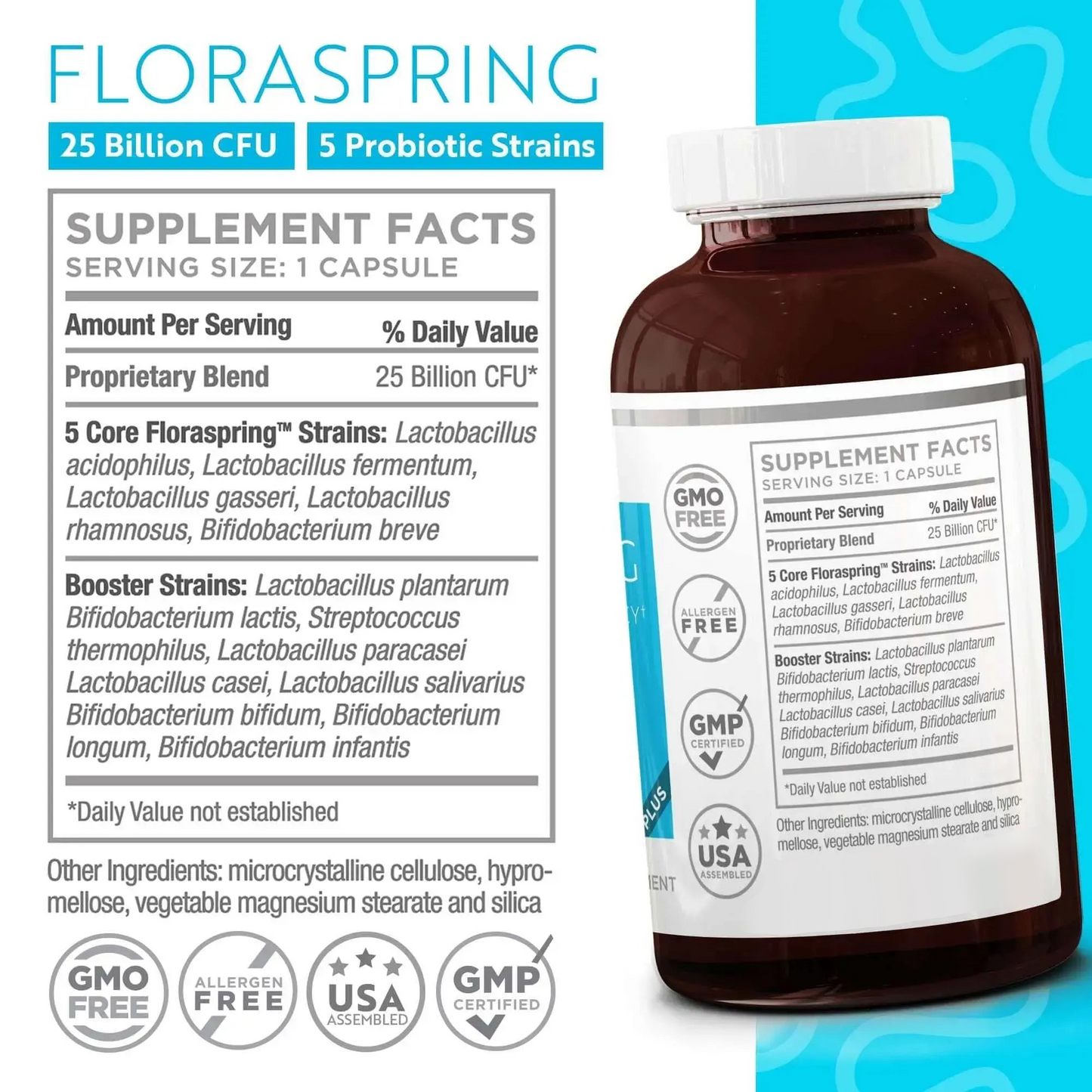 Floraspring® Probiotics (25 Billion CFU's)