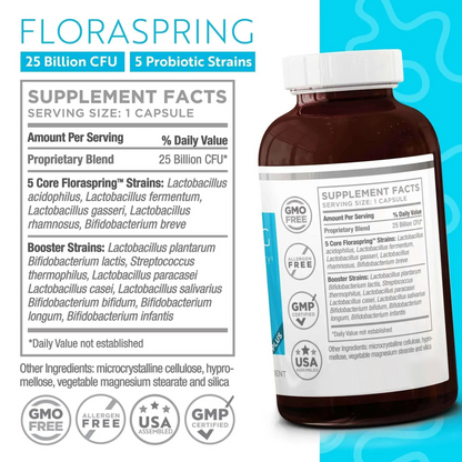 Floraspring® Probiotics (25 Billion CFU's)